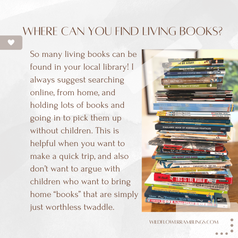 how to find living books