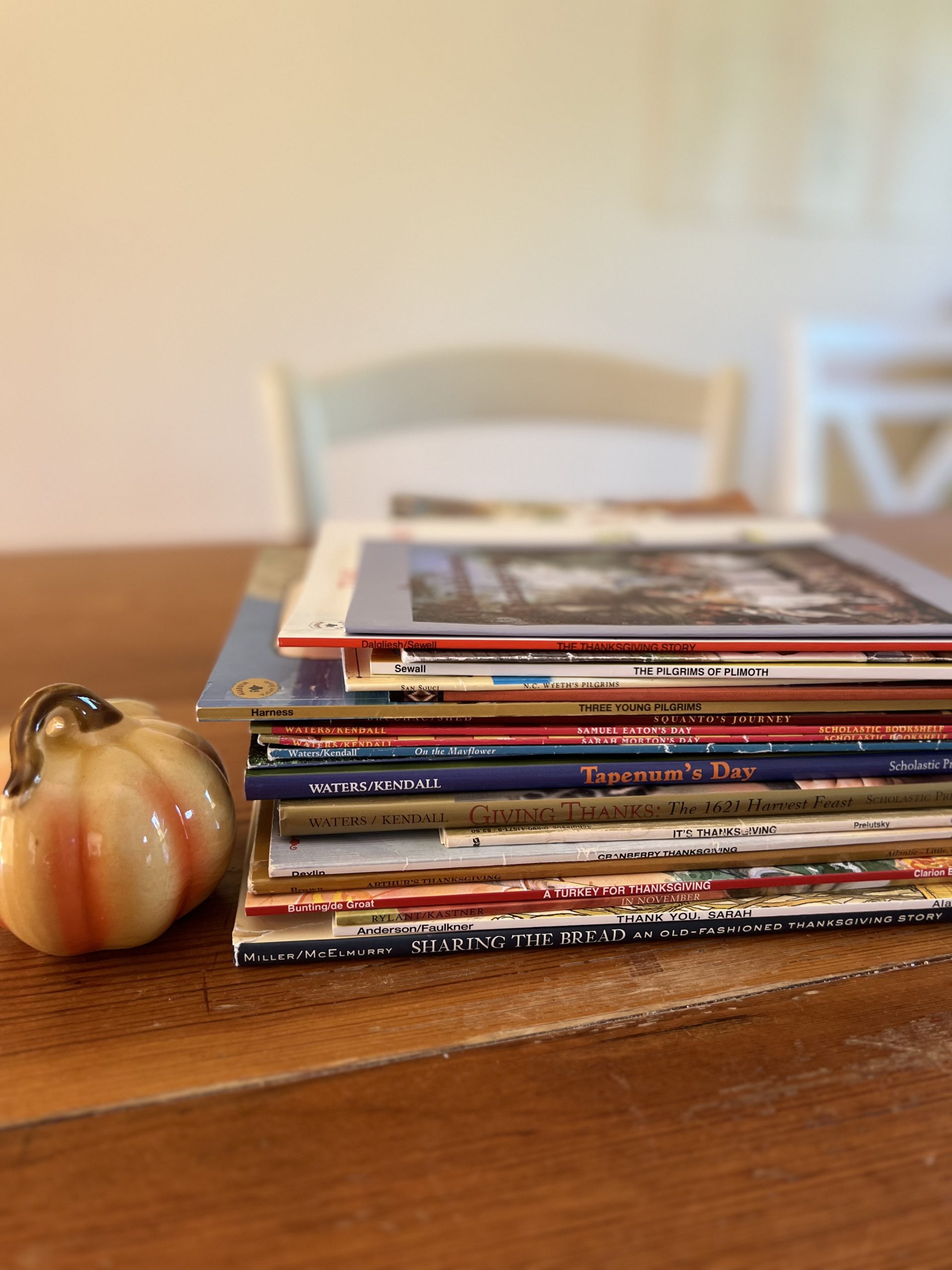 homeschool thanksgiving books for kids